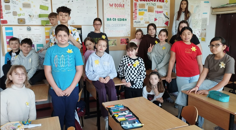 Galeria zdjęć: Nasza szkoła w ogólnopolskiej Akcji Żonkile