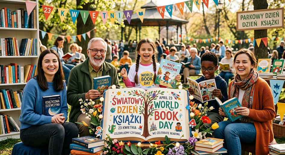Zdjęcie: Magia czytania łączy pokolenia - Światowy Dzień Książki w naszej bibliotece