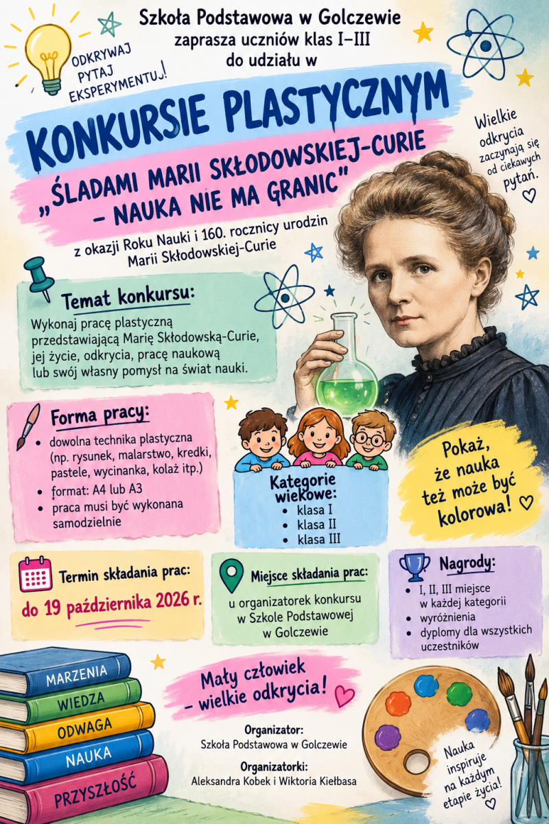 Zdjęcie: „ŚLADAMI MARII SKŁODOWSKIEJ-CURIE – NAUKA NIE MA GRANIC”